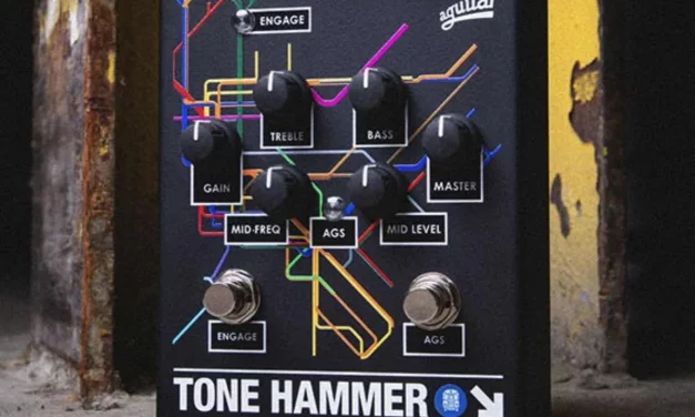 The Aguilar Amps Limited Subway Edition Tone Hammer Preamp/DI